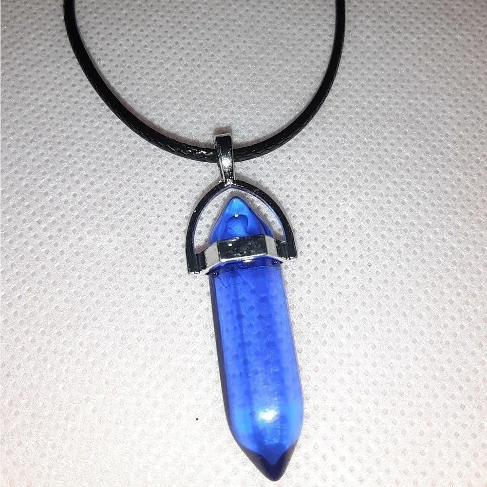 NATURAL energy crystal pendant necklace for male or female